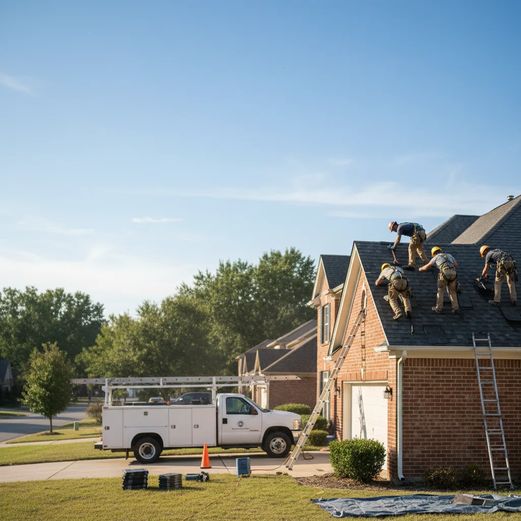 Roof Repair in Highland Home